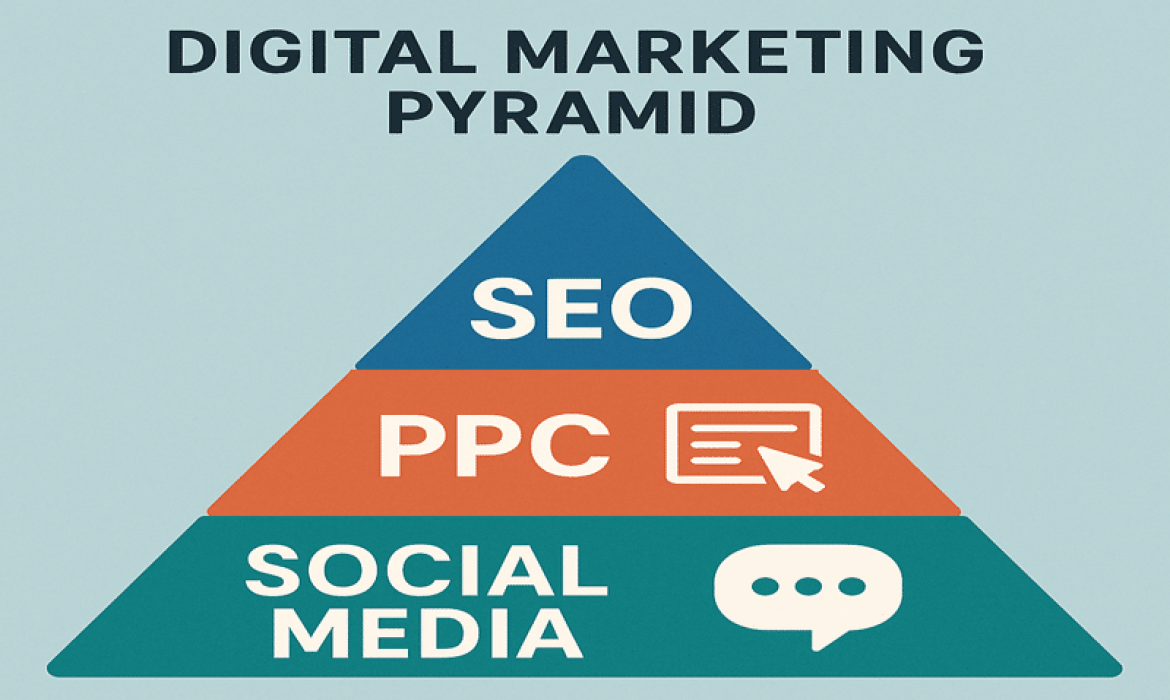 Digital Marketing Pyramid: SEO, PPC, Social Media